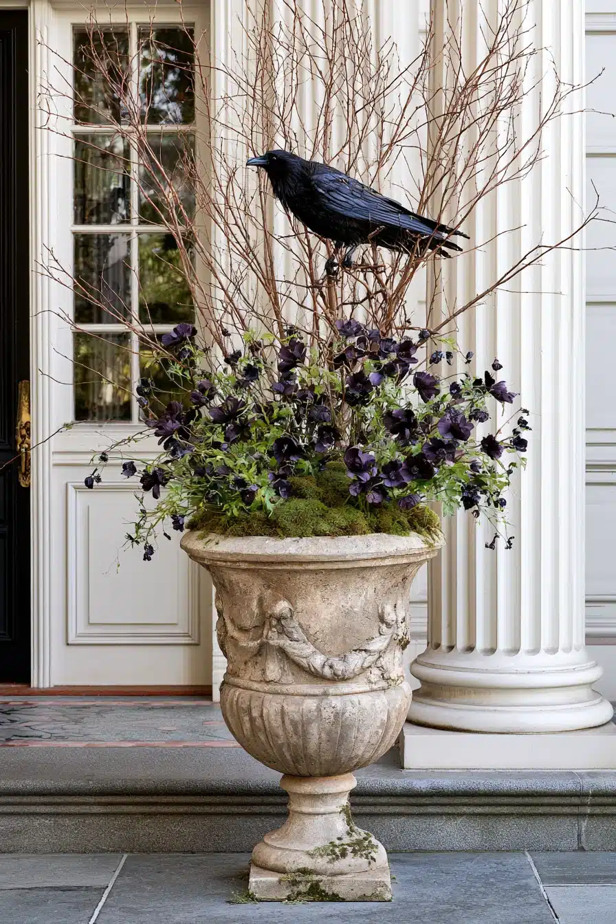 27 Creative Halloween Planter Ideas for a Delightfully Spooky Front Porch