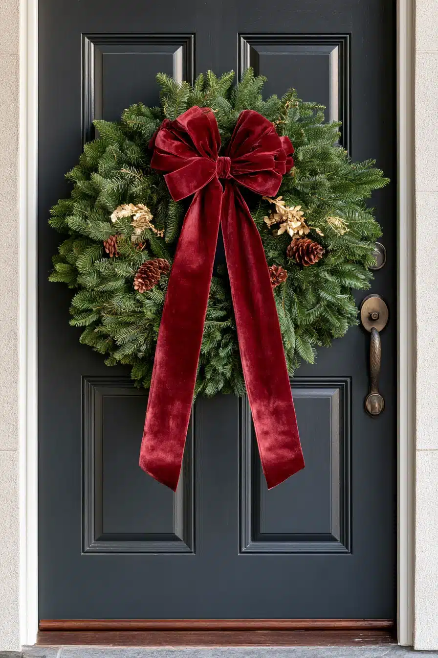 27 Beautiful Christmas Door Decorations for a Festive First Impression