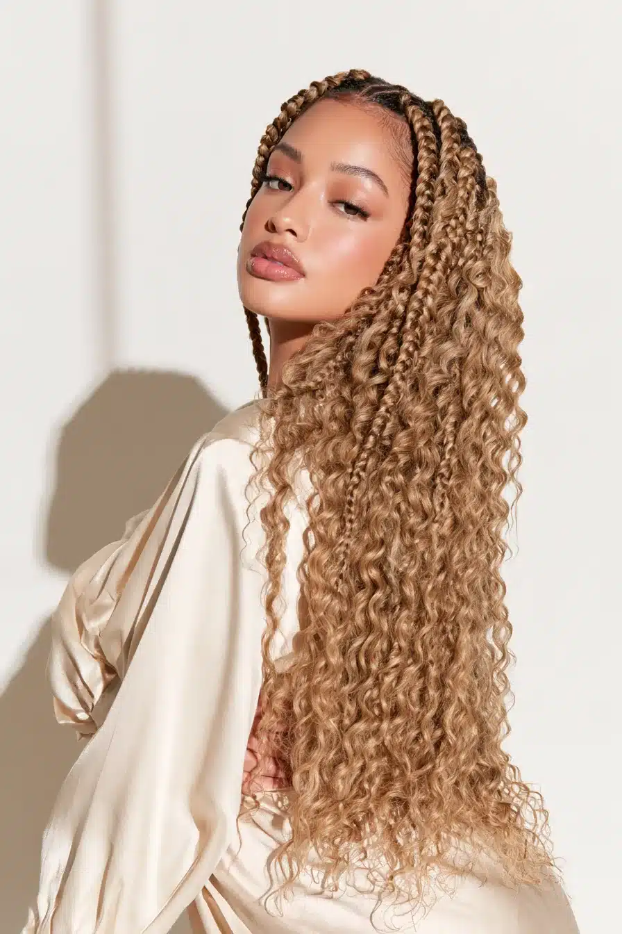 27 Chic Boho Knotless Braids for Effortless Everyday Style