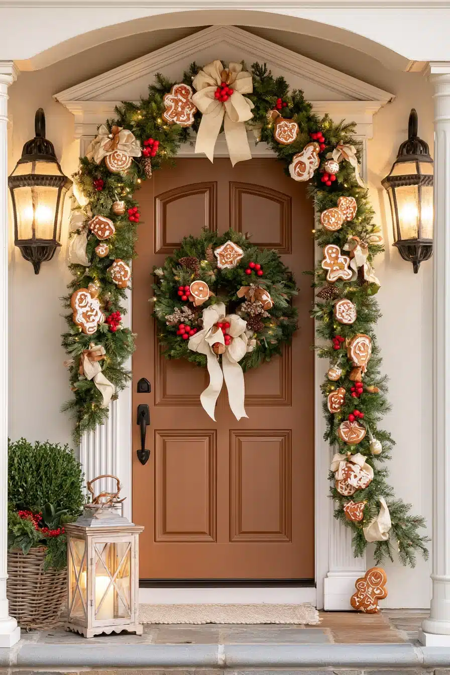 27 Beautiful Christmas Door Decorations for a Festive First Impression