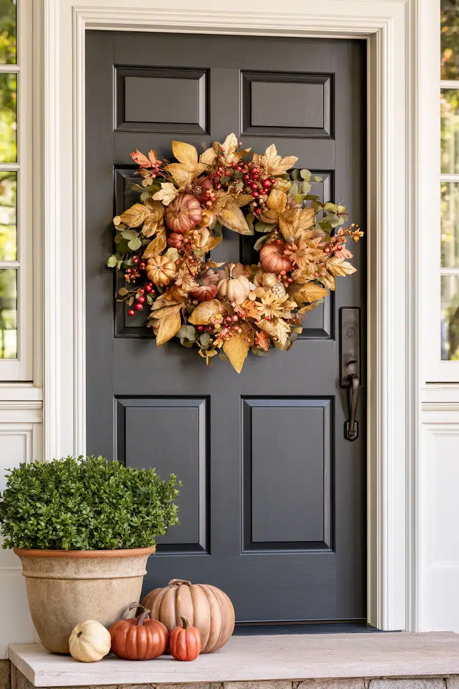 27 Cozy Small Porch Fall Decorating Ideas for a Charming Autumn Welcome