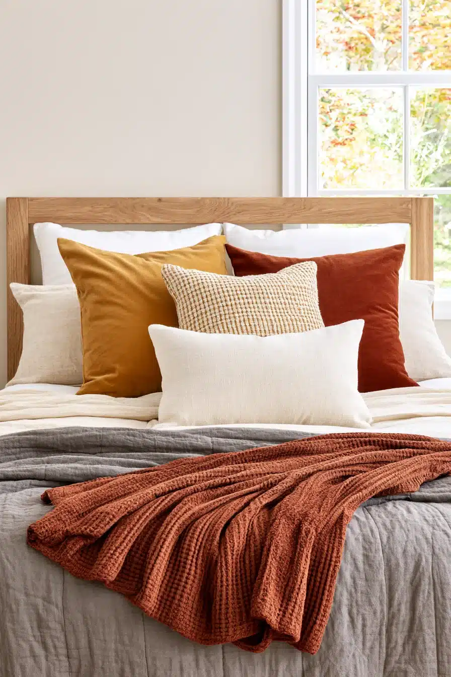 27 Gorgeous Fall Bedding Ideas Filled With Comfort and Autumn Charm