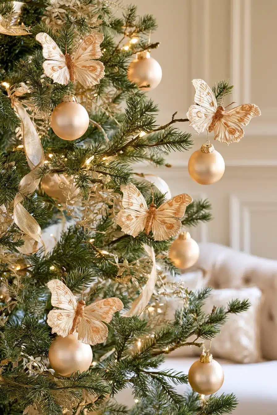 27 Stunning Gold Christmas Tree Ideas to Make Your Holiday Home Sparkle