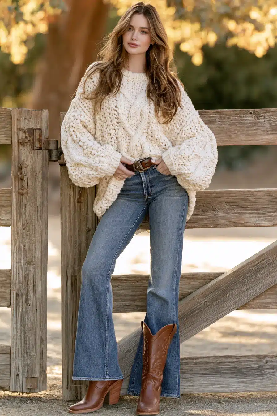 27 Stylish Western Fall Outfits for Cozy Days and Rustic Autumn Charm
