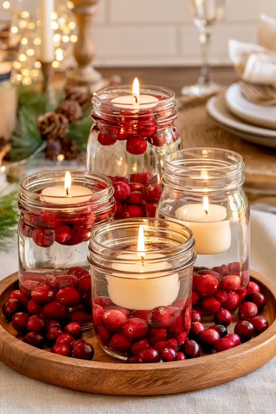 27 Charming Fall Mason Jar Centerpieces That Make Your Home Feel Cozy