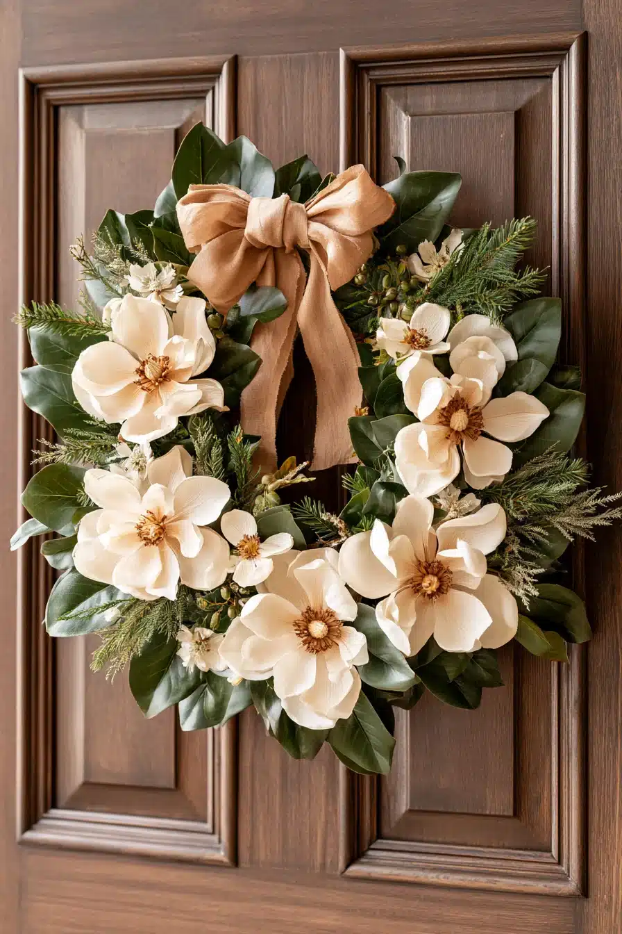27 Beautiful Winter Wreaths for Front Door Charm and a Cozy Seasonal Welcome