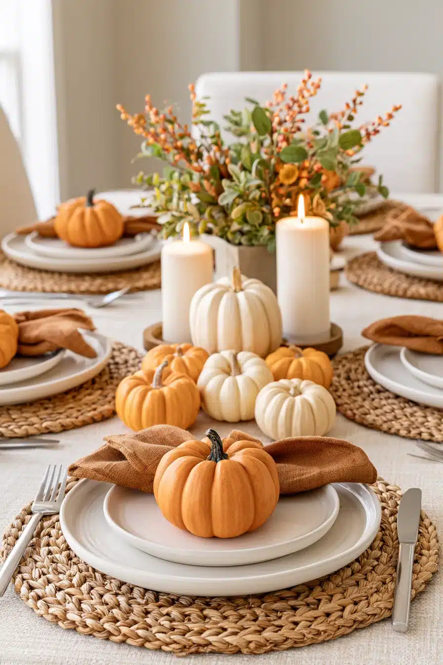 27 Easy Thanksgiving Tablescapes for a Cozy and Beautiful Holiday Gathering
