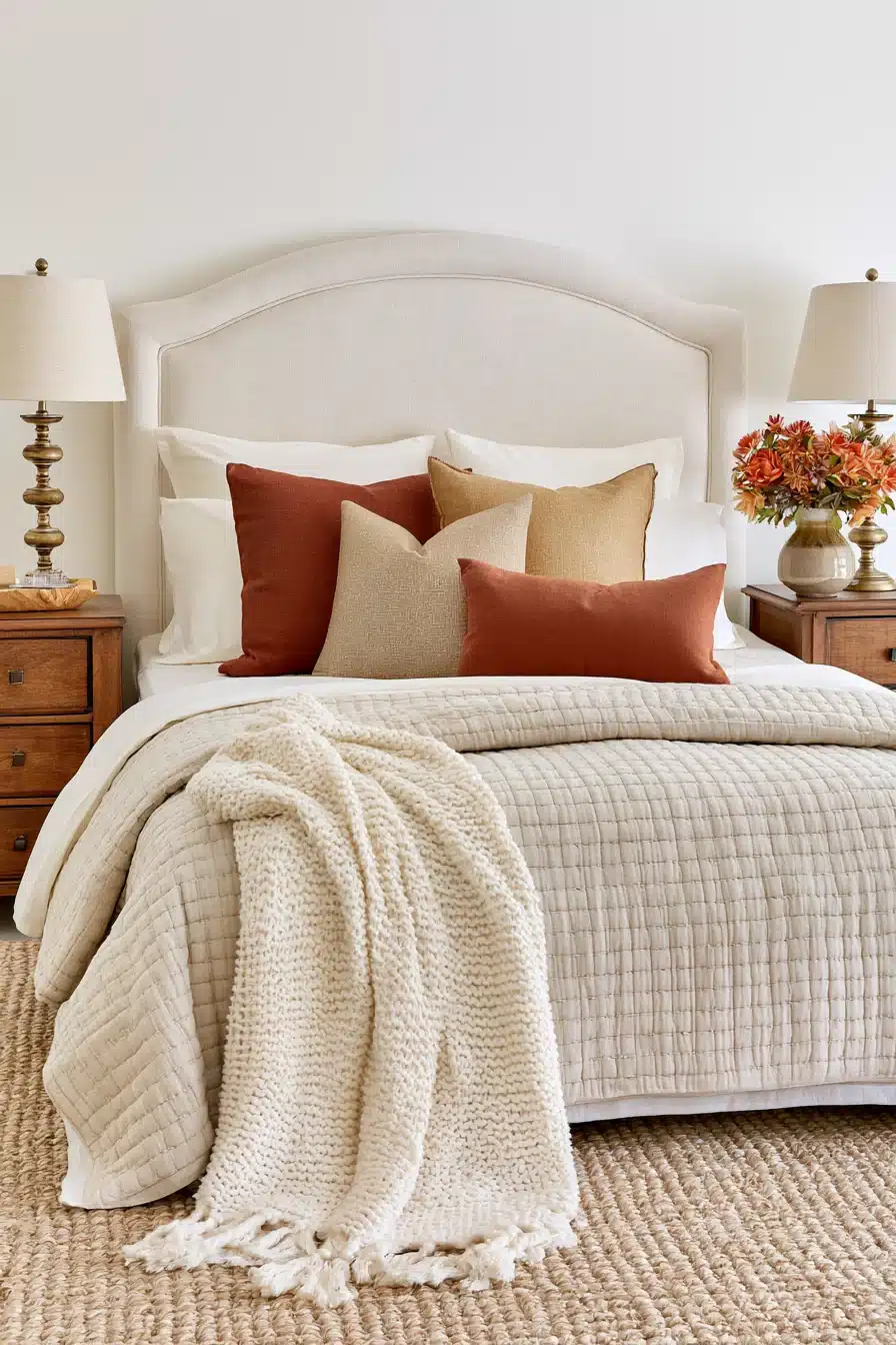 27 Gorgeous Fall Bedding Ideas Filled With Comfort and Autumn Charm